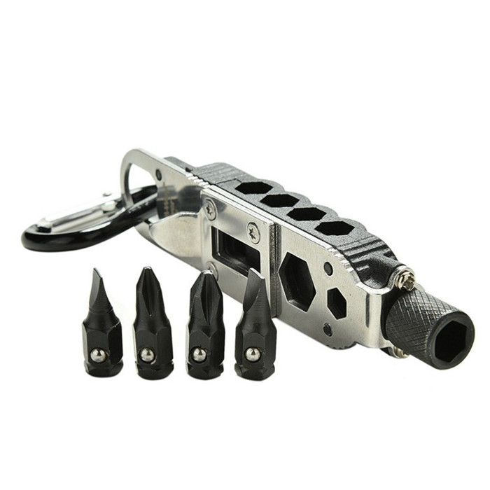 Tournevis Multifonctionnel Outil De Tournevis De Poche Portable avec Lumière LED