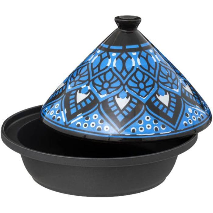 Tajine Induction et Vitro-céramique Traditionnel INOX Bleu 3020 x 3020