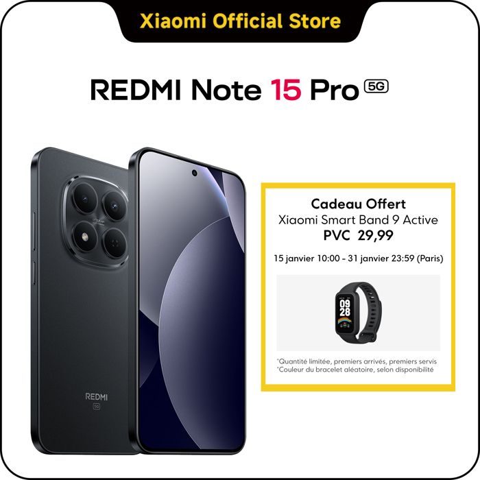 REDMI Note 15 Pro 5G 12GB RAM ROM - vue 2