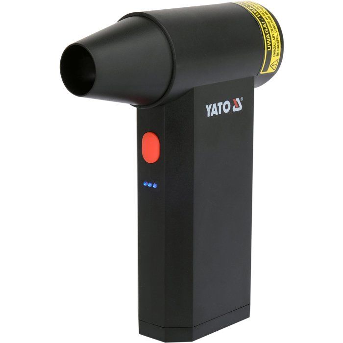 YATO Mini souffleur turbo 72 V 180 W — 135 000 tr/min sans fil noir