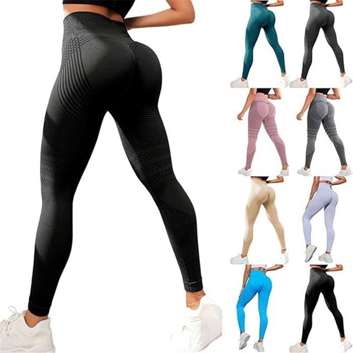 Legging Anti-Cellulite à Compression 3D Minceur Taille Haute sans Couture