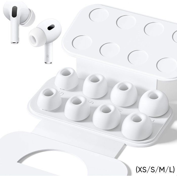 Embouts Mousse XS Pour AirPods Pro 3 (2025) – 3 Paires, Mémoire De Forme, Isolation Phonique Renforcée