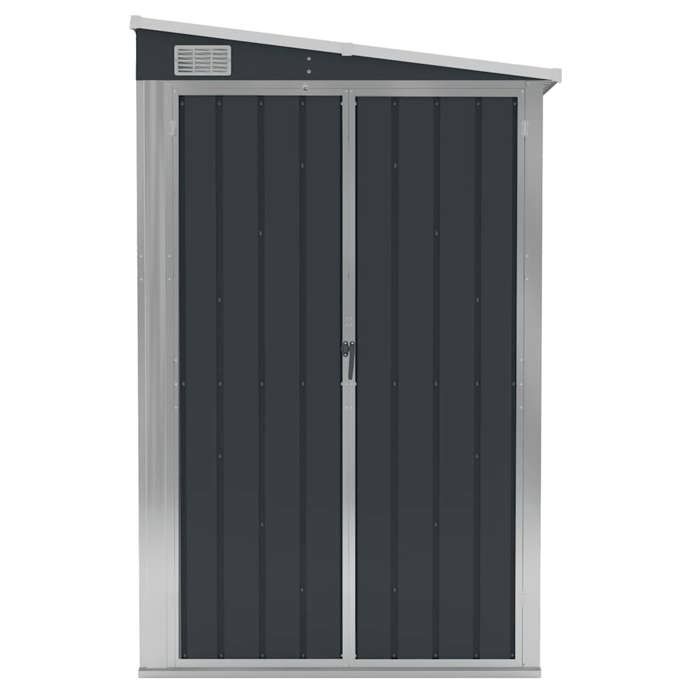 En PromotionAbri de jardin Moderne - ABOTT@ abri de rangement/Armoire haut - murale Anthracite 118x100x178cm Acier B6360572