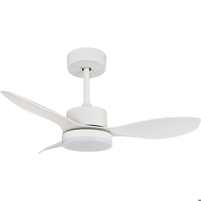 Ventilateur de plafond Ø95 cm blanc - Voltman