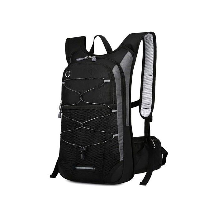 Sac à dos vélo imperméable - Capacité 15L - Imperméable - Tissu nylon résistant - Système dhydratation intégré