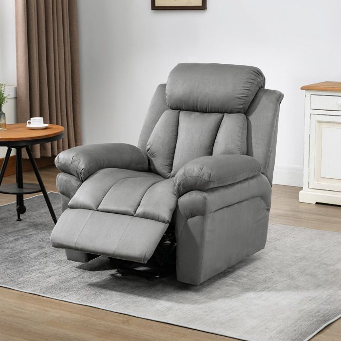 MOTHINESSTO1685-Fauteuil de Relaxation électrique Fauteuil releveur inclinable avec Repose-Pied Ajustable gris