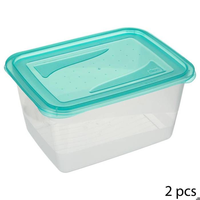 Set de 24 boîtes de conservation avec couvercle -Tailles et couleurs