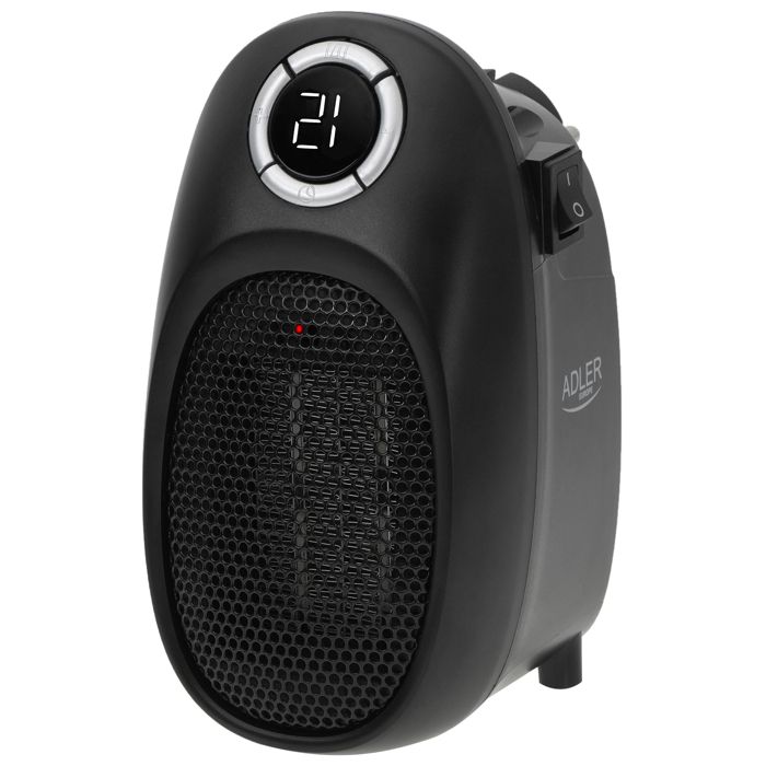 Mini Chauffage en Céramique Portable Contrôleur de Température 15 - 35C Adler AD7726 1500W Noir 05889
