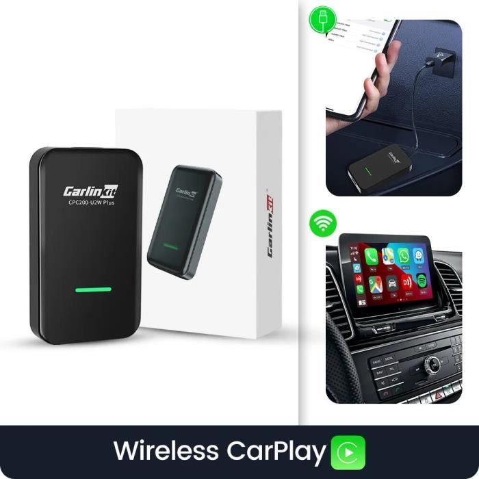 CarPlay sans fil CarlinkitDongle sans fil CarPlay pour véhicule tout