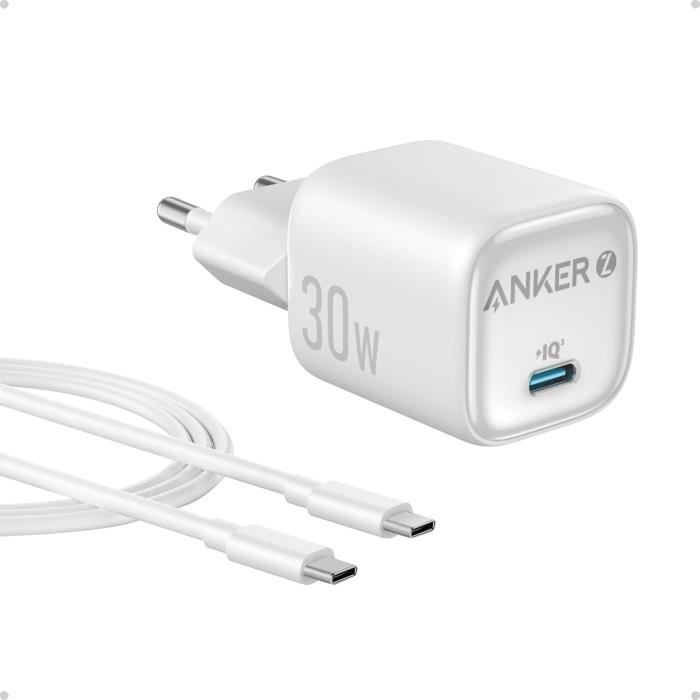 Chargeur ANKER Zolo USB C Contrôle de température Compact et rapide