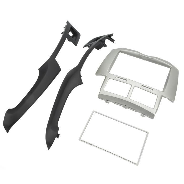 Façade Cadre Radio 1 DIN Sound-way - Pour Chrysler, Jeep, Dodge, Plymouth - Couleur Noire, Installation Autoradio