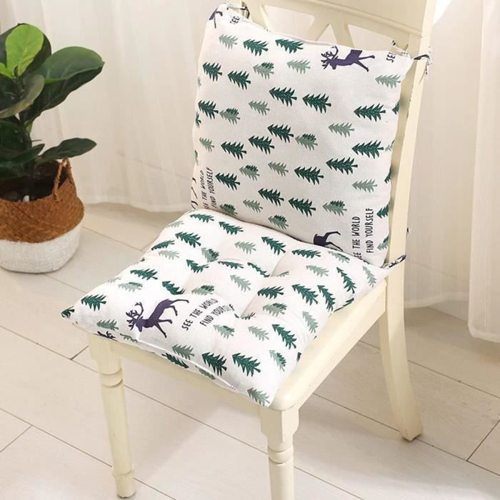 Coussin De Dossier De Chaise 40x90cm - Avec Sangles Réglables (Velours Jaune) - 2