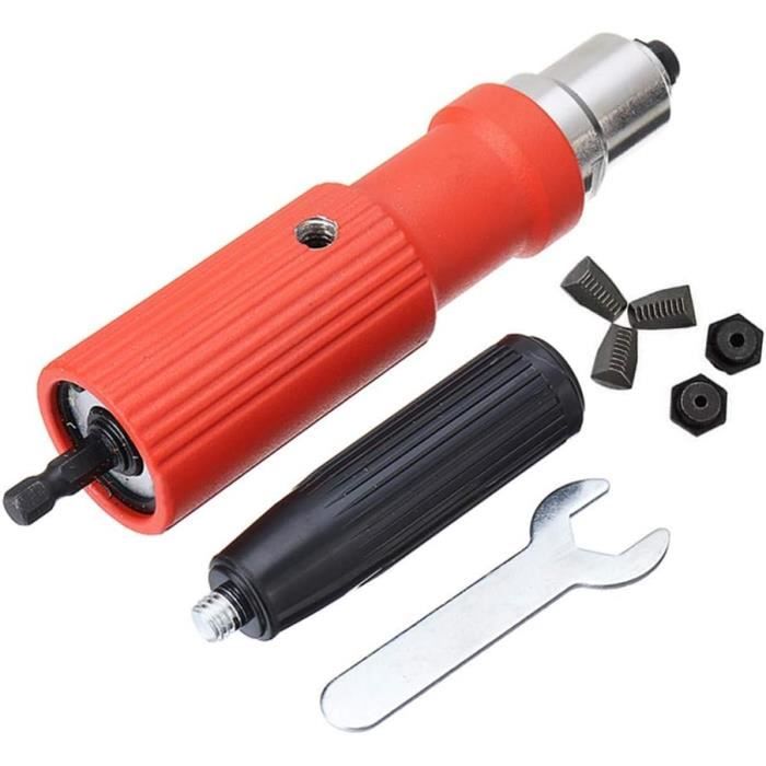 Electric Riveter Nut Riveting Tool Metal Cordless Riveting Adapter For ...