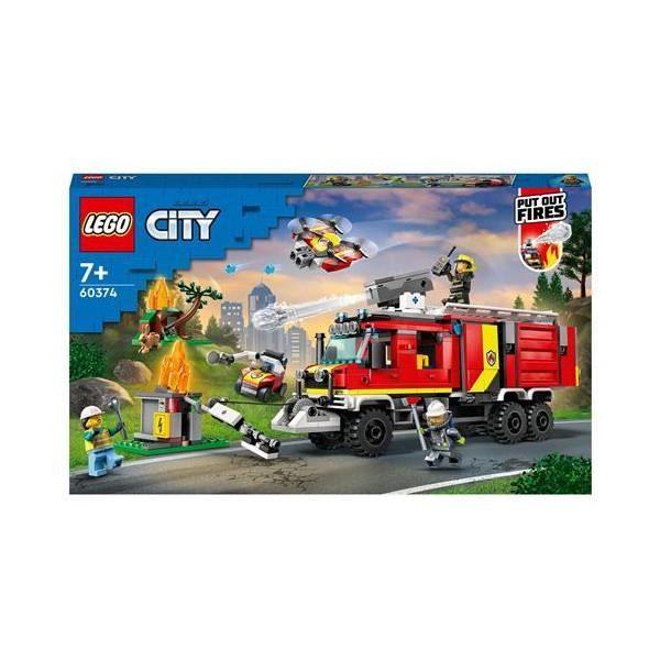 LEGO® City 60374 Le camion d'intervention des pompiers - Cdiscount Jeux -  Jouets