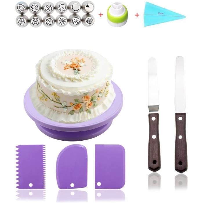 Sisinkal Plateau Tournant De 35,6 Cm Avec échelle De Marquage Et Base