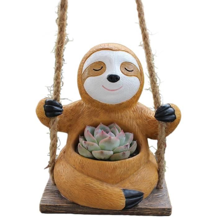 Figurine Grenouille En Résine Pour Pots De Fleurs - Déco De Jardin Suspendue - Taille 10x10 Cm - Coloris Vert - Lot De 3