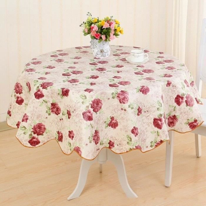 Blanc En Relief carrés PVC Nappe Vinyle Toile Cirée Cuisine Table de salle à manger