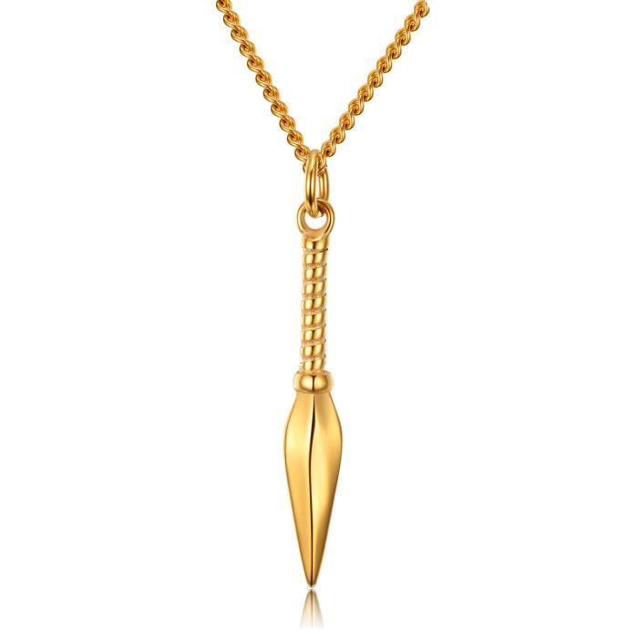 Pendentif homme personnalisé or clearance