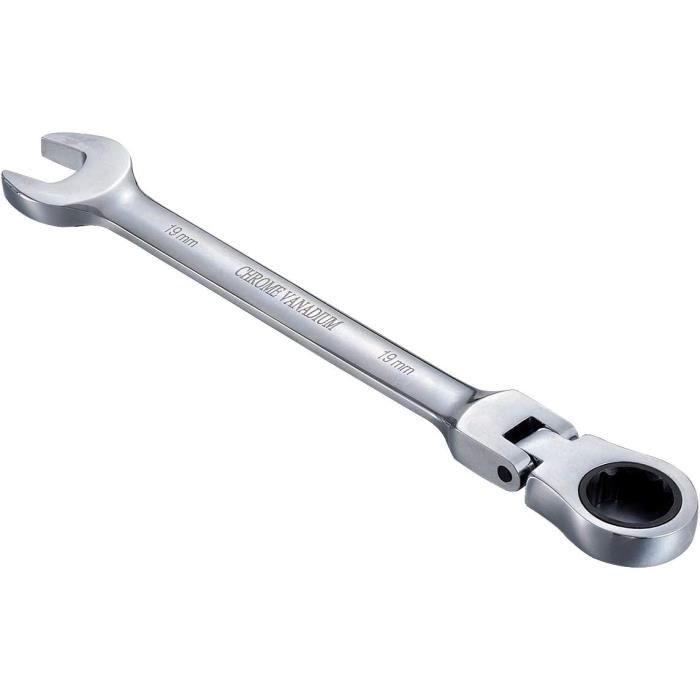 Clé à Cliquet Flexible Double 4-19 Mm - Coffret Outillage Acier