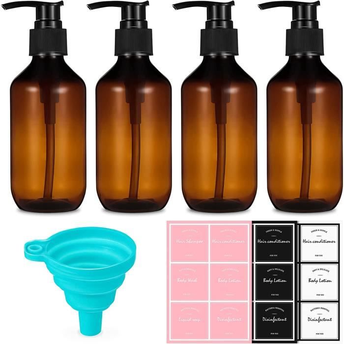 Lot De 18 Bouteilles Jus Vides 500ml - Plastique Alimentaire Avec Bouchons - Smoothie, Lait Maison