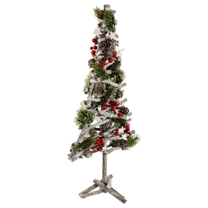 Féérie Lights & Christmas - Sapin de Noël avec pieds en branches - 23 x 60 cm - Vert Féérie Lights & Christmas - Sapin de Noël avec pieds en branches - 23 x 60 cm - Vert
