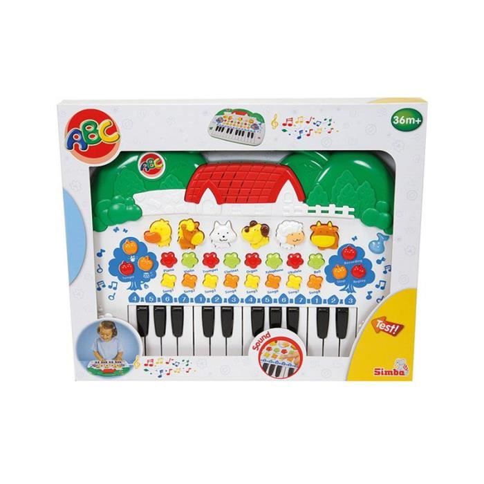 Jouet educatif Simba Toys Clavier animaux ABC Multicolore 3 ans Interactif Cdiscount Jeux Jouets