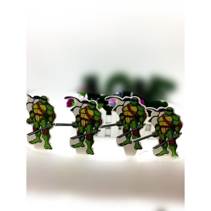 Decoration De Gateau En Papier La Belle Et La Bete 10 Pieces Lot Decoration De Gateau Pour La Fete D A Turtles Inc Cdiscount Maison
