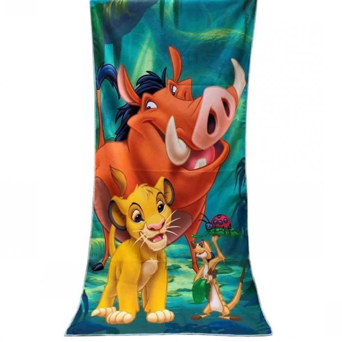 Dyj 965 Couverture Pour Bebe Disney Le Roi Lion Simba Sirene Lilo Stitch Serviette Absorbante Pour Enfants S Taille 75x155cm Cdiscount Maison