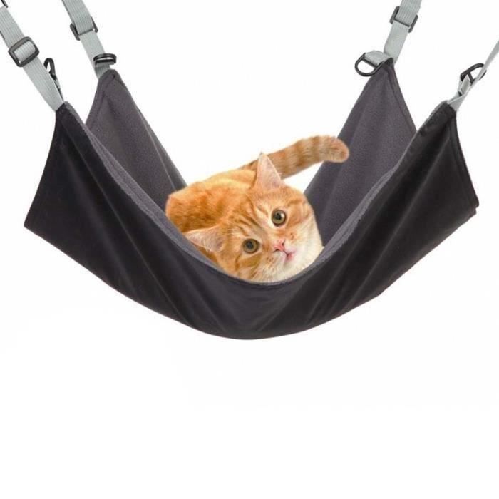 Qq Lit Suspendu Hamac Pour Chat 55 X 43cm Noir Panier De 2 Cotes Qqsyd1124a7723 Cdiscount