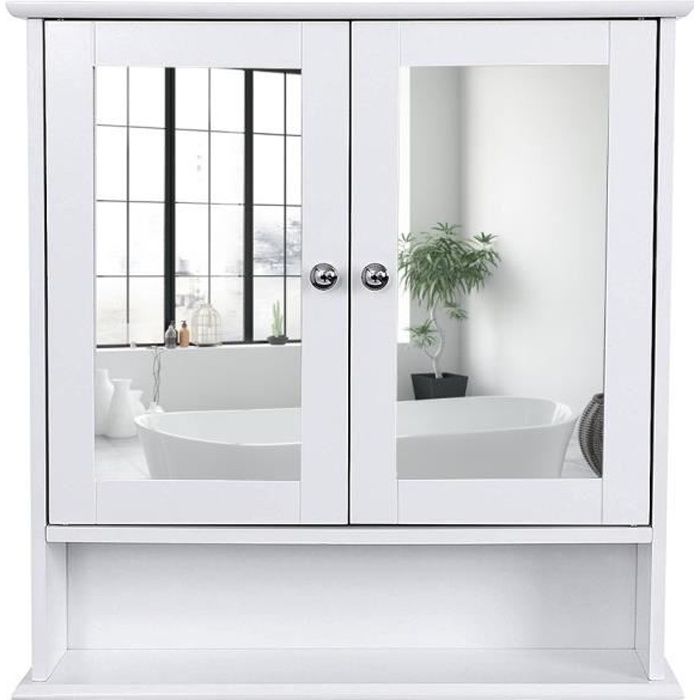 Meuble salle de bain,Armoire de Toilettes, Murale, Salle de Bains