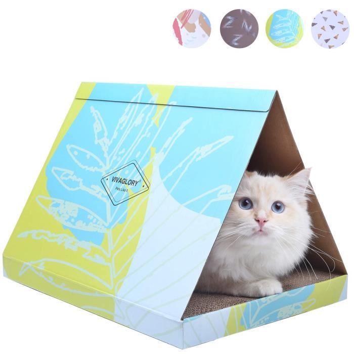 Vivaglory Chat Griffoirs Diy Griffoir Carton Ondule Grattoir Pour Chat Avec Herbe A Chat Achat Vente Griffoir Poteau Vivaglory Chat Griffoirs 796 Cdiscount