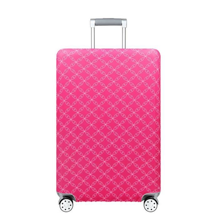 PATIKIL Housse Valise 20 Pouces Rouge - Protection Élastique Soie Lavable