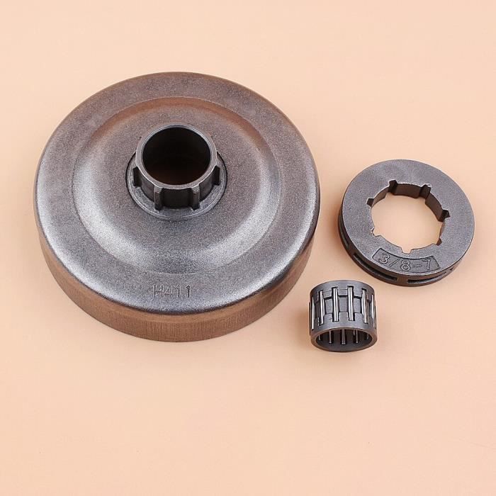 Kit Pignon Tambour Embrayage YINETTECH - 7 Dents Pas 325" Compatible Husqvarna 435/440 - Avec Roulement