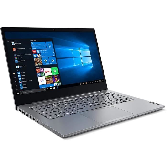 Thinkbook 14 IIL Ordinateur portable- écran 14 Full HD IPS- processeur Intel Core i5-1035G1- 256 Go SSD- RAM 8 Go- Windows 10[239]