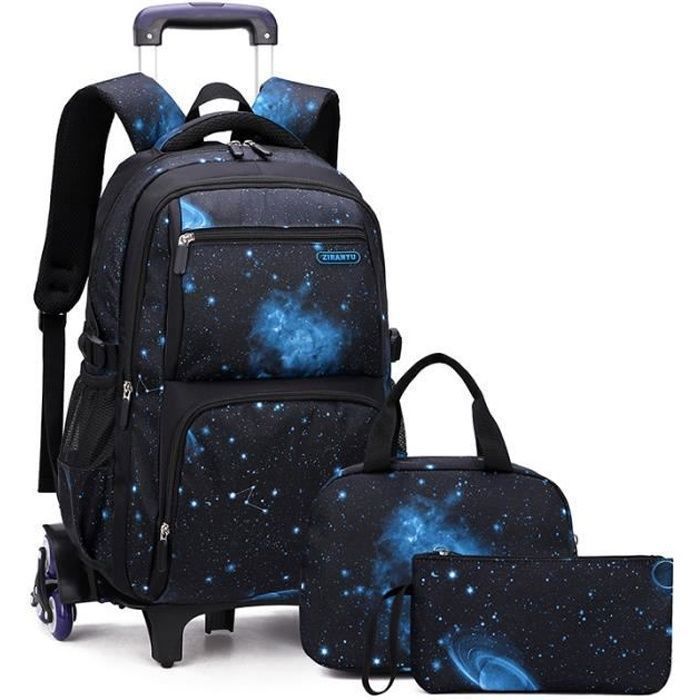 Cartable Roulette Sac Dos Scolaire Sacoche Enfant Primaire
