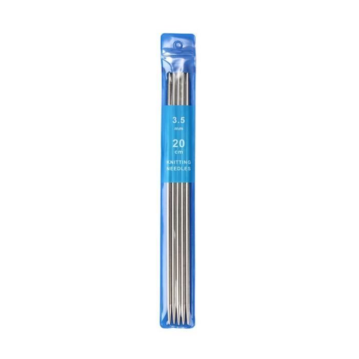 QID-aiguille à tricoter en acier inoxydable Kit D'Aiguilles à Tricoter