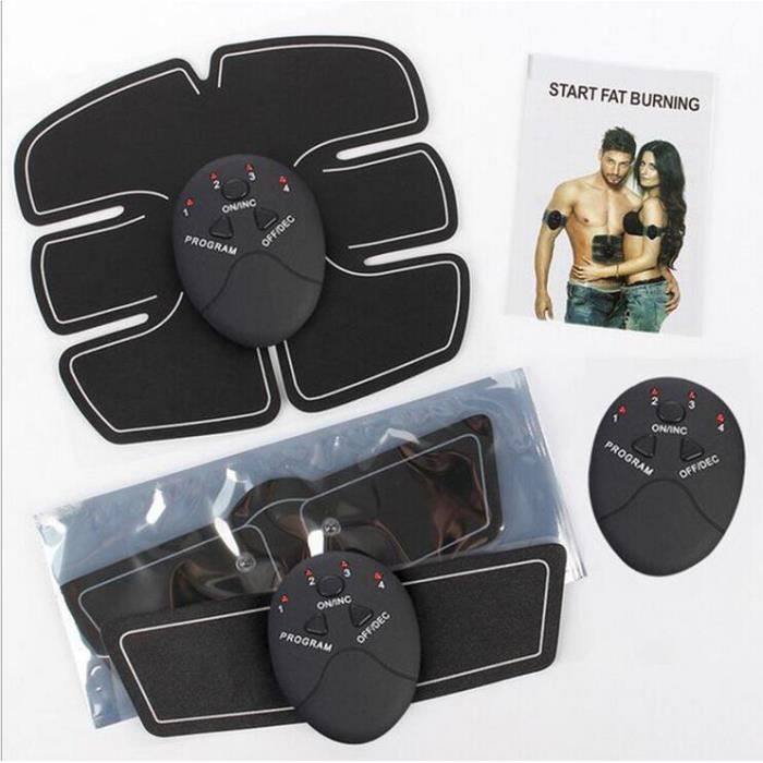 Ceinture EMS électrostimulation Musculaire WARDBES - 8 Modes, 9 Niveaux, Pour Abdos, Bras, Cuisses