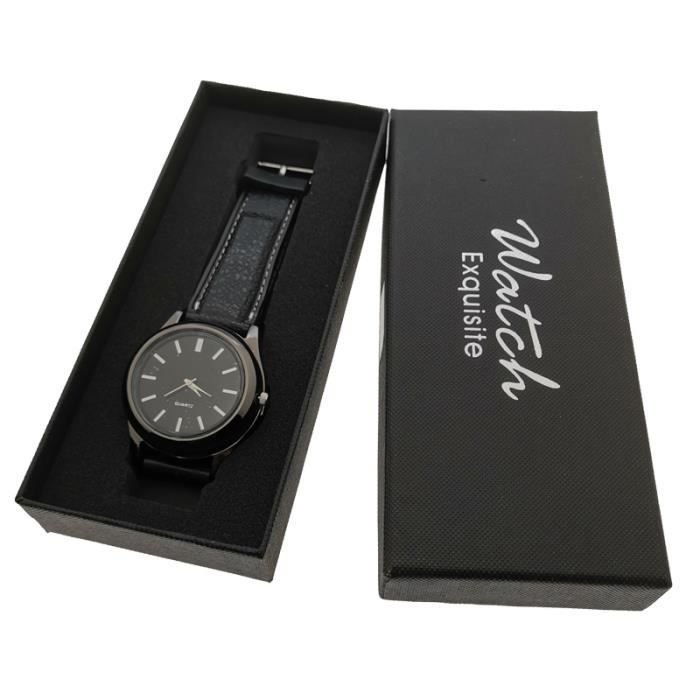 BOÎTES À MONTRE - Lot De 3, 9x8.2x5 Cm, Avec Coussin Intérieur Doux, Protection Anti-rayures (cadeau, Rangement Bijoux) - 10