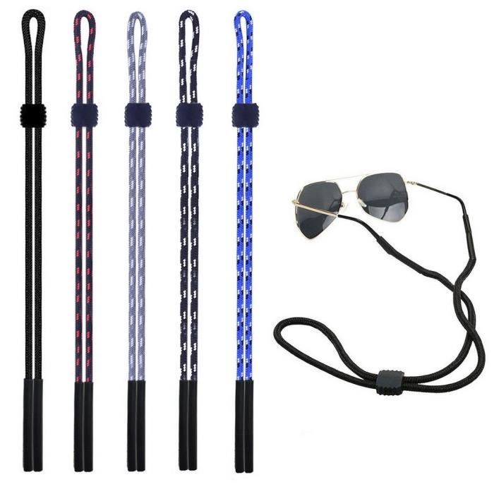 Antid rapant Cordon Lunettes Sport pour Femme Homme Attache