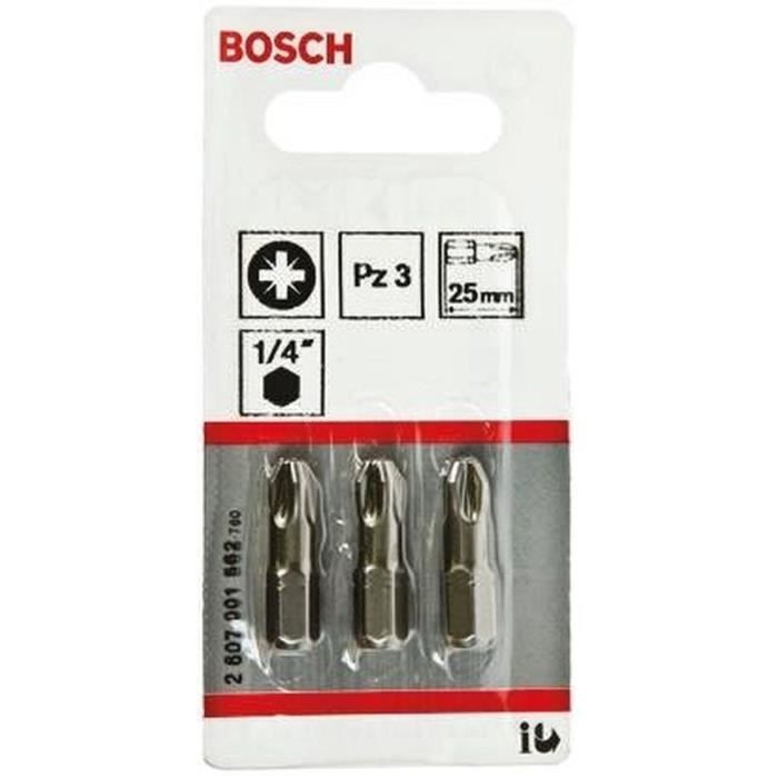 Embout De Vissage Bosch 2607001562 – PZ3, 25 mm, Qualité Extra-Dure - vue 10