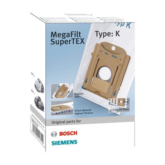 SACS TYPE K POUR ASPIRATEUR BOSCH B/S/H - BVMPIECES