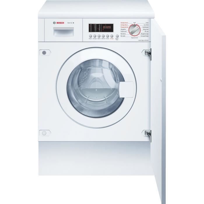 Bosch WKD28543FR Lave Linge Séchant Encastrable Série 6 EcoSilence Drive 74 kg 1400 trsmin 52 - vue 6