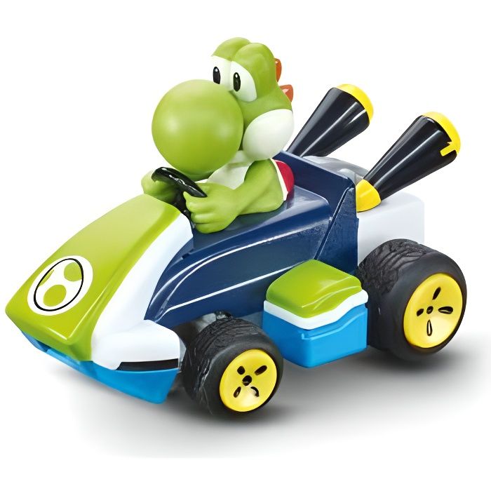 Jouet radiocommand CARRERA Mini RC Mario Kart Yoshi Mixte