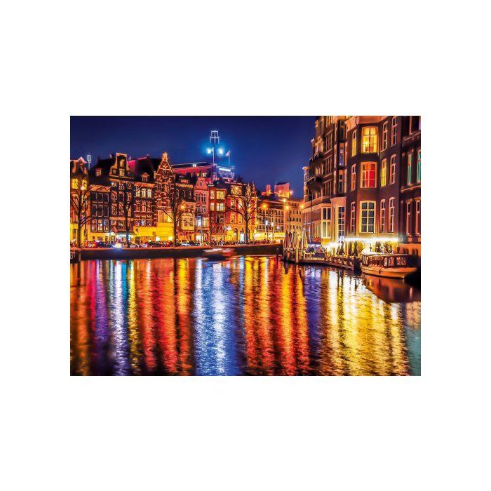 Puzzle Adulte Amsterdam Maisons Dansantes - 1000 Pieces - Educa Collection Ville Et Paysage Pays