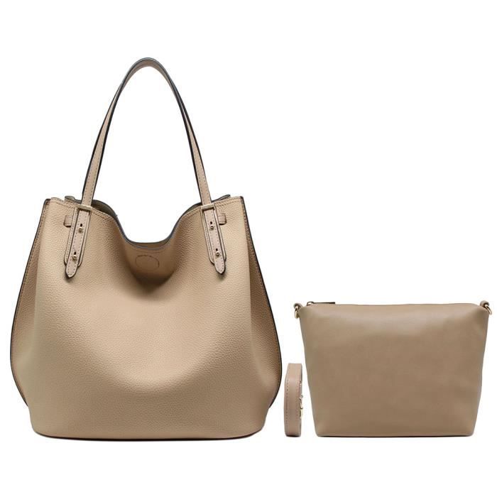 Sac a hotsell main cuir beige
