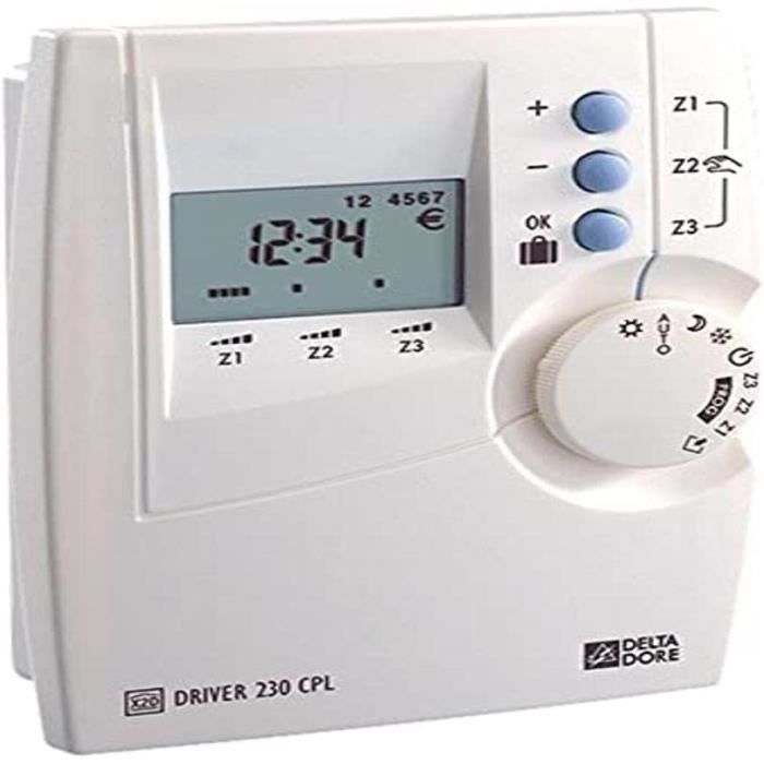 Delta Dore Gestionnaire d'energie pour radiateur electrique Driver 230 — free download
