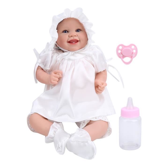 Dioche Jouet De Poupee Bebe Pouces Reborn Bebe Poupee Realiste Simulation Bebe Fille Poupee Jouet Biberon Ensemble De Cdiscount Jeux Jouets