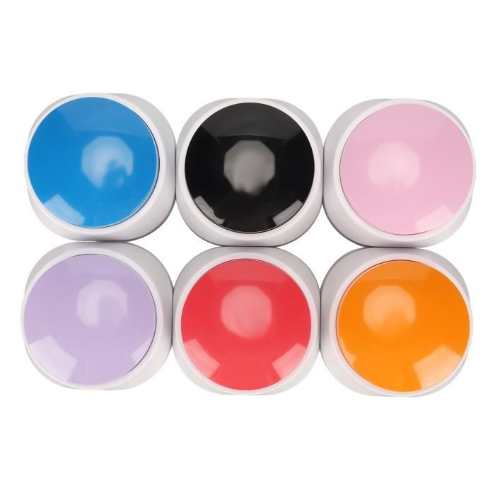 Comparer les prix de Lot de 6 buzzers de Dressage enregistrables - DUOKON - Chien - Blanc - Petit - Extérieur