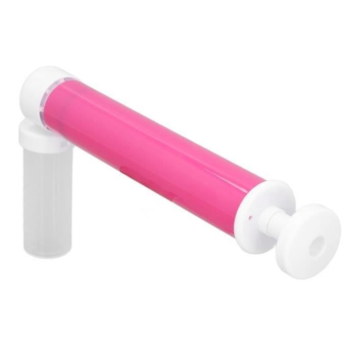 Aérographe Manuel Pour Gâteaux De Décoration, Bricolage Manuel Pompe à Air Brossant Paillettes Colorant Pistolets De Pulvérisation Avec 4 Pcs Tube Pour Décorations De Gâteau(Violet