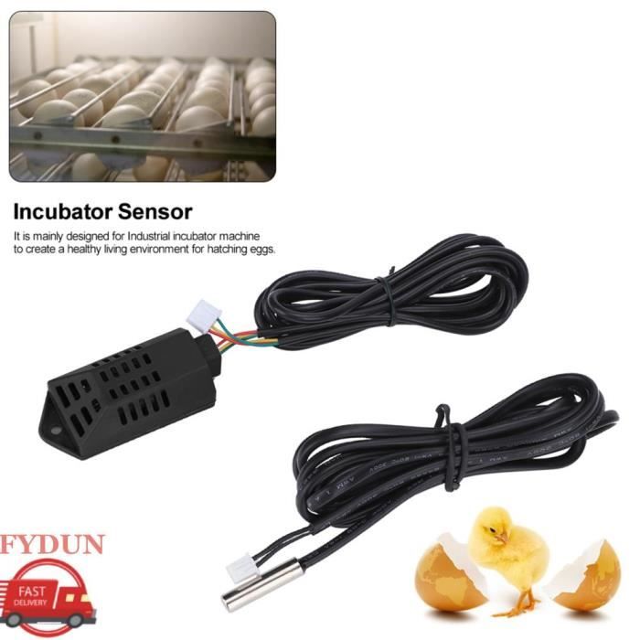 Meilleurs prix pour FYDUN Capteur d'incubateur Ensemble de capteurs d'humidité et de sondes de température pour incubateur, animalerie incubateur